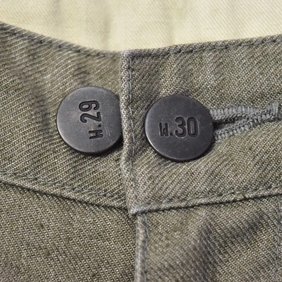 N. Hoolywood standard Khaki Green slacks pants 28958 - 847 50 - Size 29/30 S-M - Picture 3 of 11